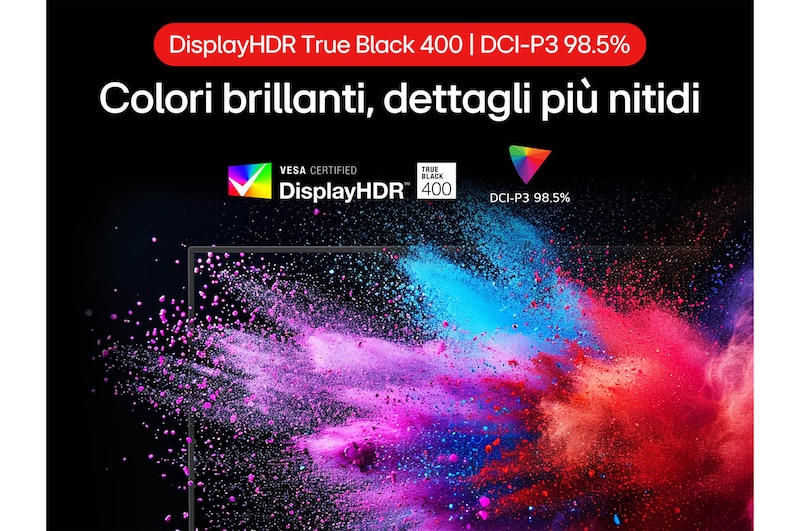Colori brillanti e dettagli più nitidi Monitor Gaming 32GS95UV-B